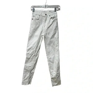 Mango women’s white jeans 1